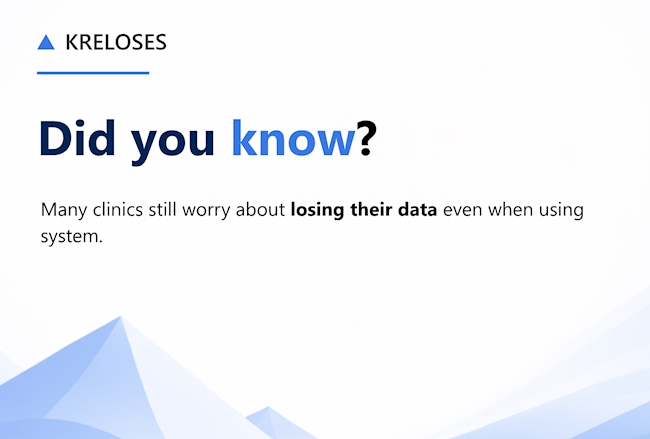 What If Your Clinic Data Gets Lost? A Concern Every Clinic Understands