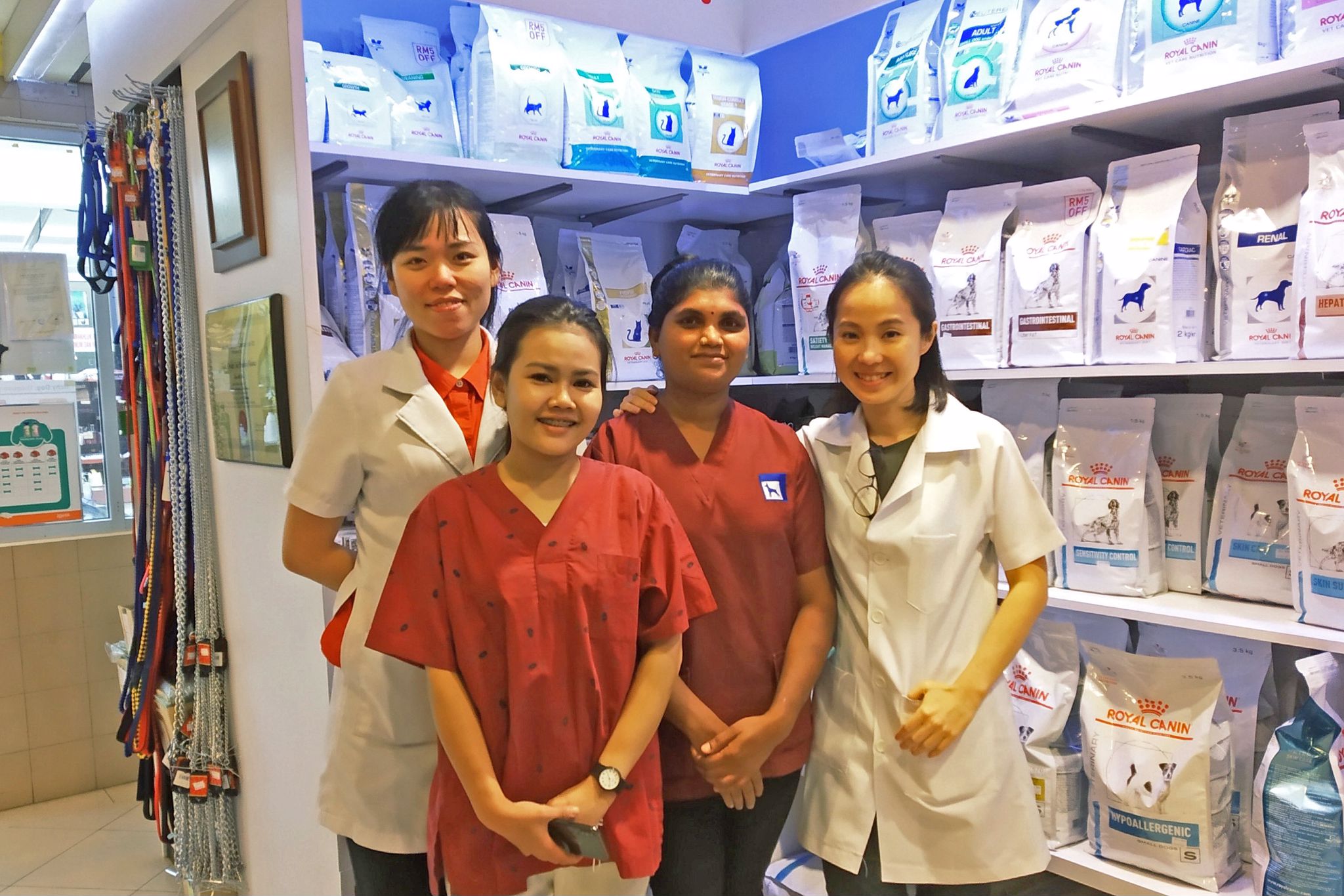 A photo of Dr. Lim and part of her team.