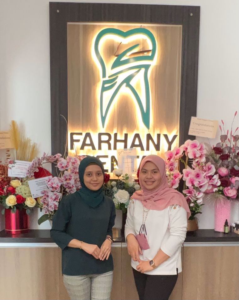 Dr. Farhany & Nurul from Klinik Pergigian Farhany in Alor Setar, Kedah. 