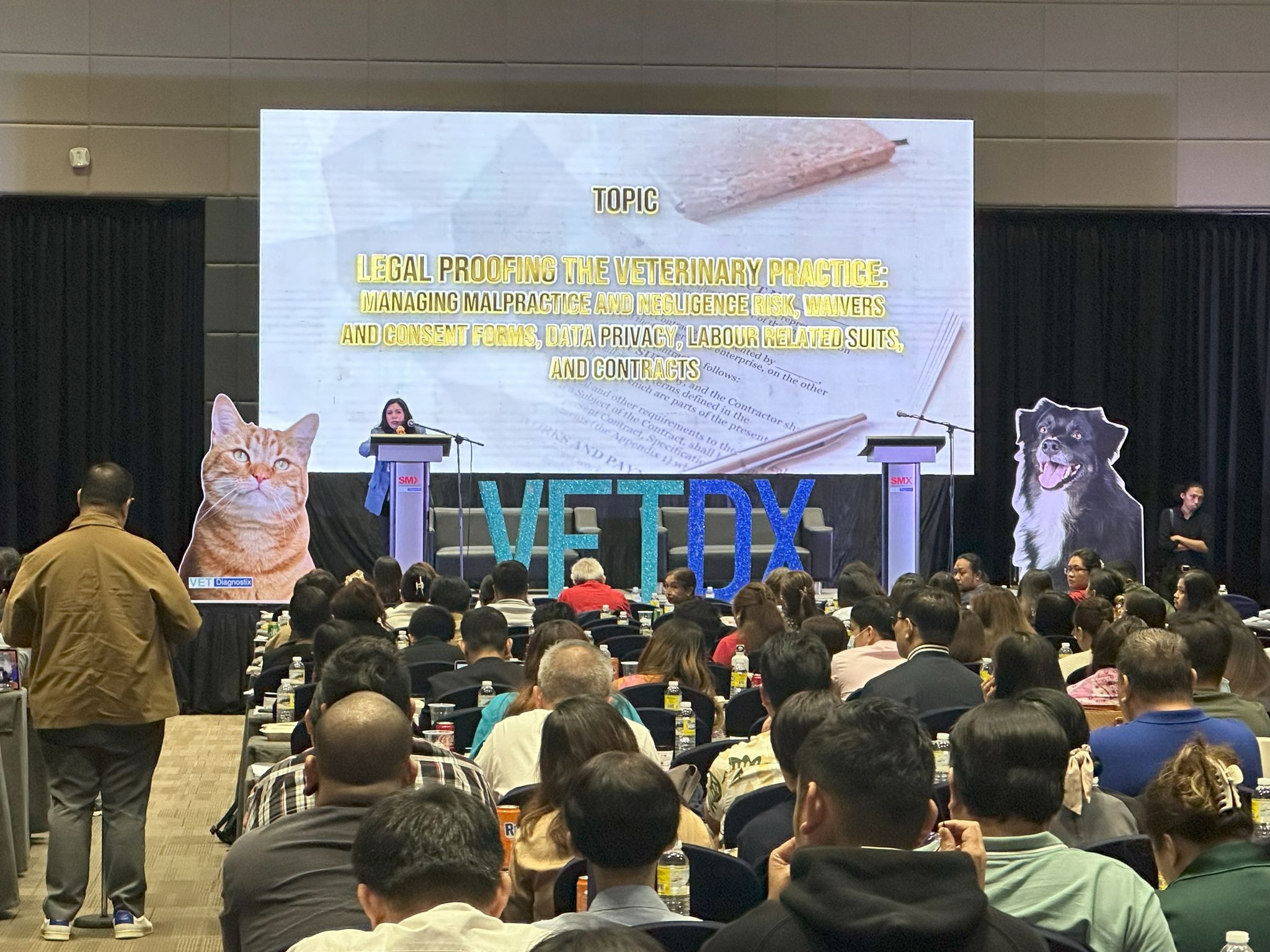 Madam Lilli addresses on legal strategies for veterinary practices at the Vet Diagnostix Forum